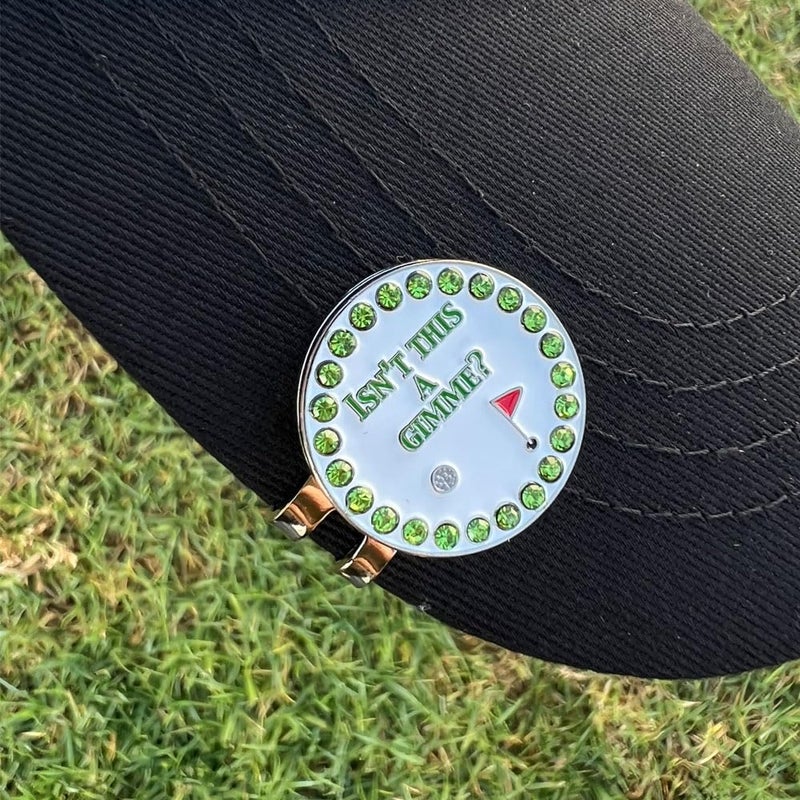 Giggle Golf Bling Golf Ball Marker with Magnetic Hat Clip â€“ Isnâ€™t This a Gimme Sparkly Marker for Women Golfers â€“ Fun Golf Gift with Organza Bag & Bonus Hand Cream - Image 2